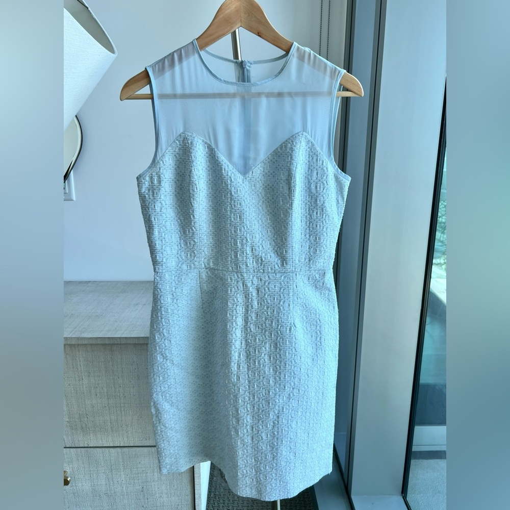 Mini baby blue dress